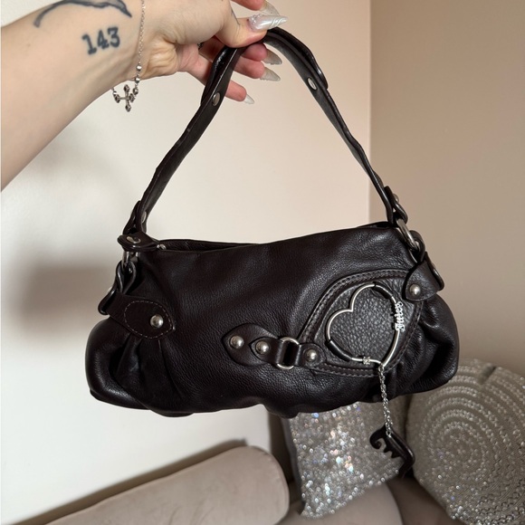 Juicy Couture Handbags - Juicy Couture Black Leather Shoulder Bag